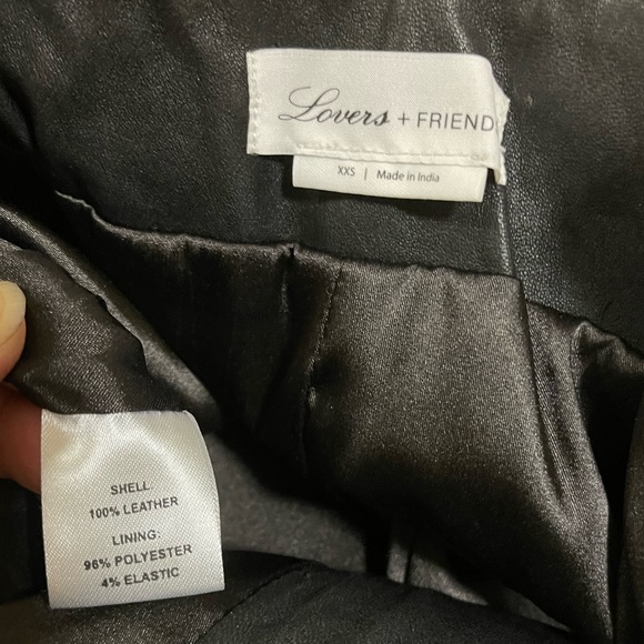Lovers + FRIENDS LEATHER Pants - Picture 3 of 3